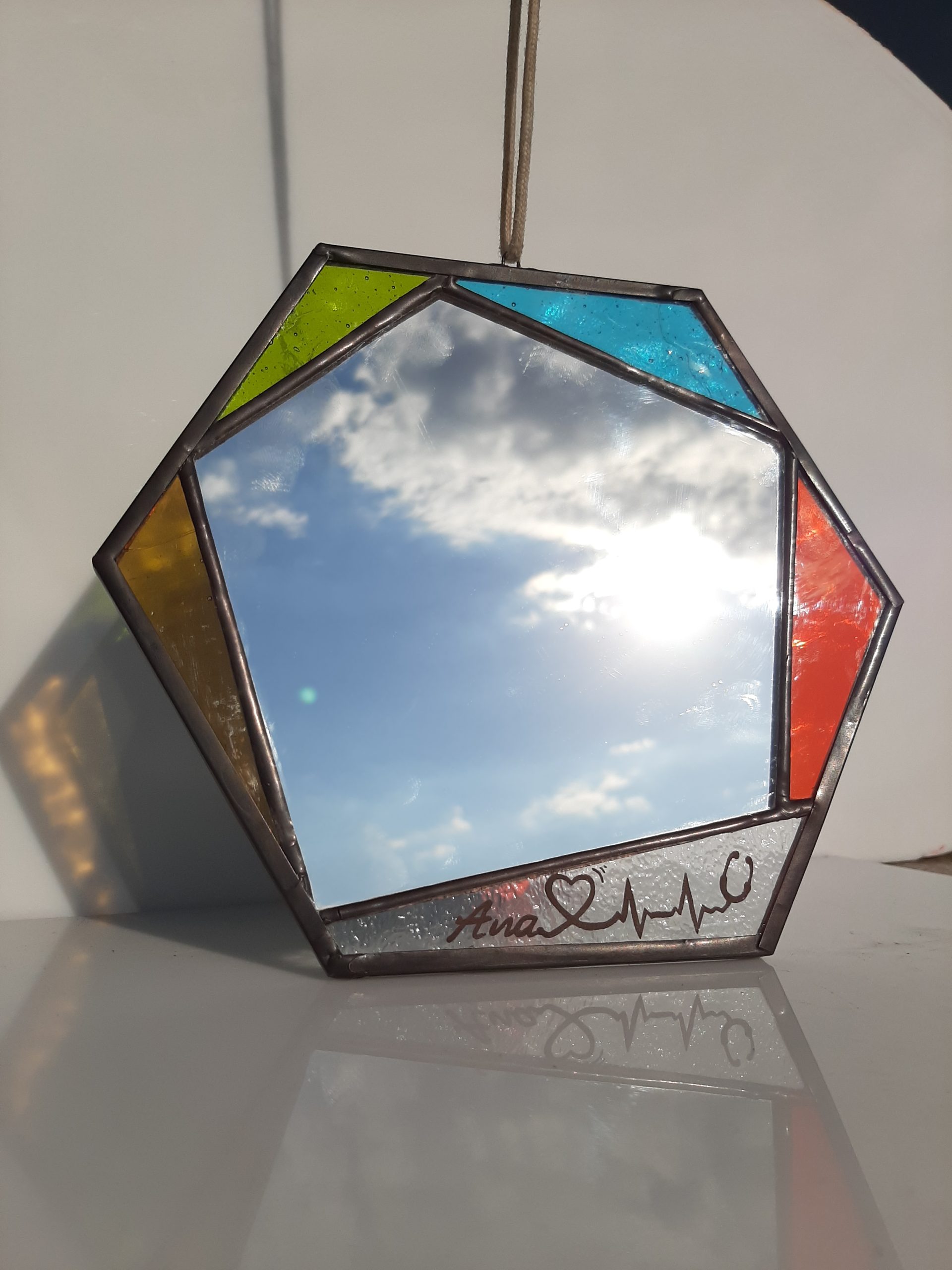 Espejo Hexagonal 3 - Anacos de cores Espejo hexagonal