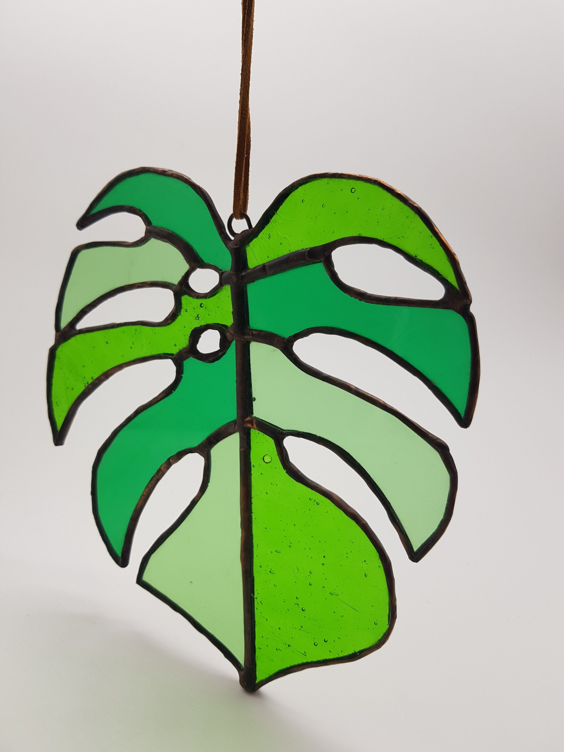 Hoja monstera 1 - Anacos de cores Hoja monstera